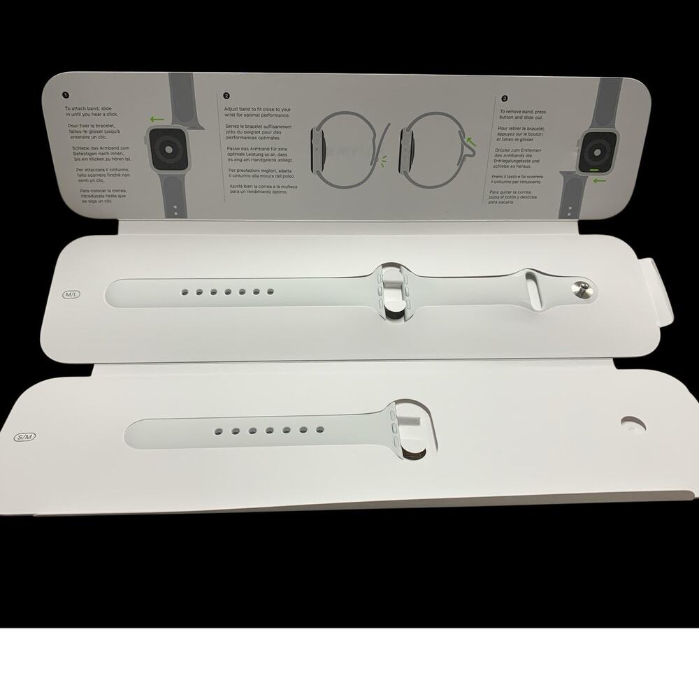 Apple Watch Band White Sport Band Works with any Apple iWatch NEW
